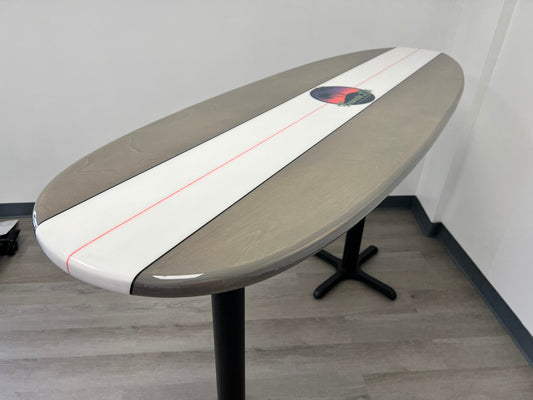 Tabla de «surf» de madera y metal 110x27cm – 169386 – L'instant déco