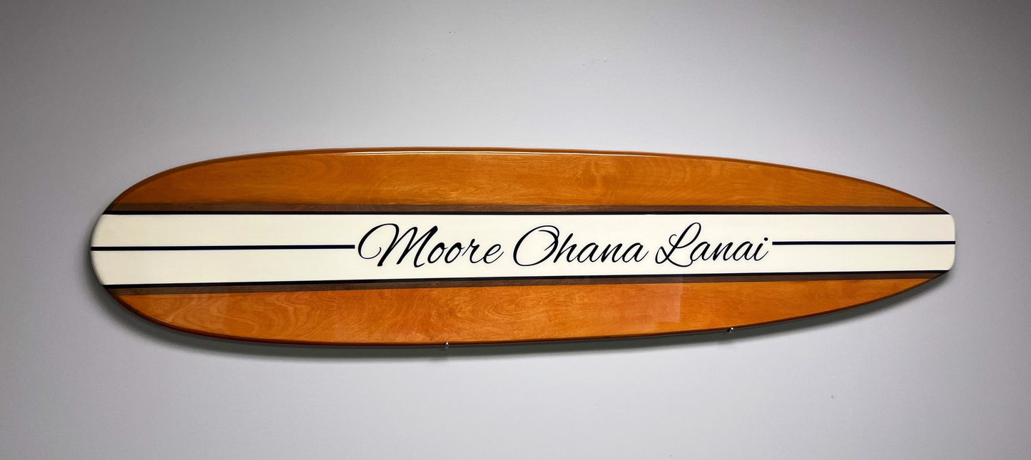 The Aloha Surfboard Wall Decor