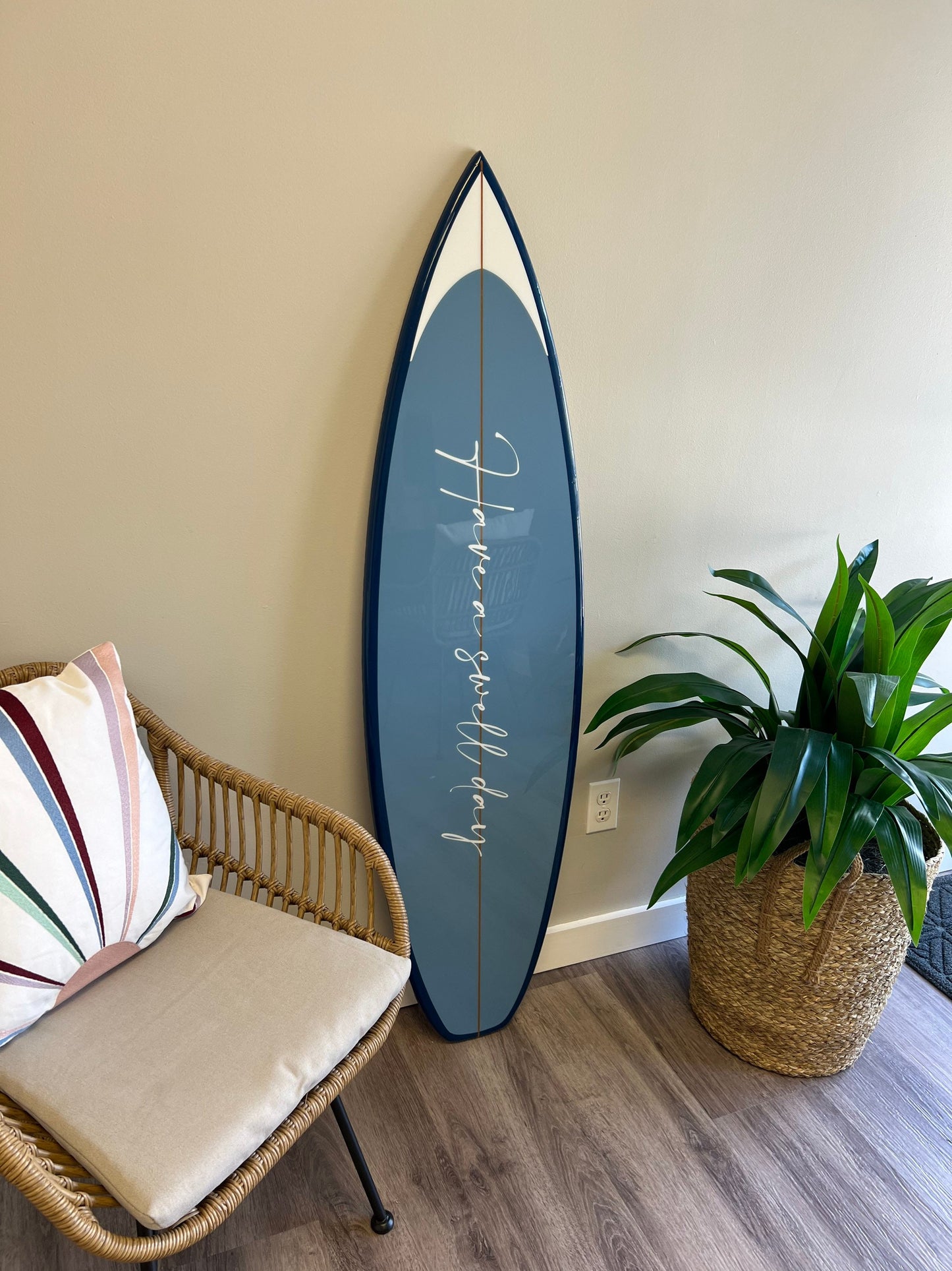 The Swell Day Surfboard Wall Art