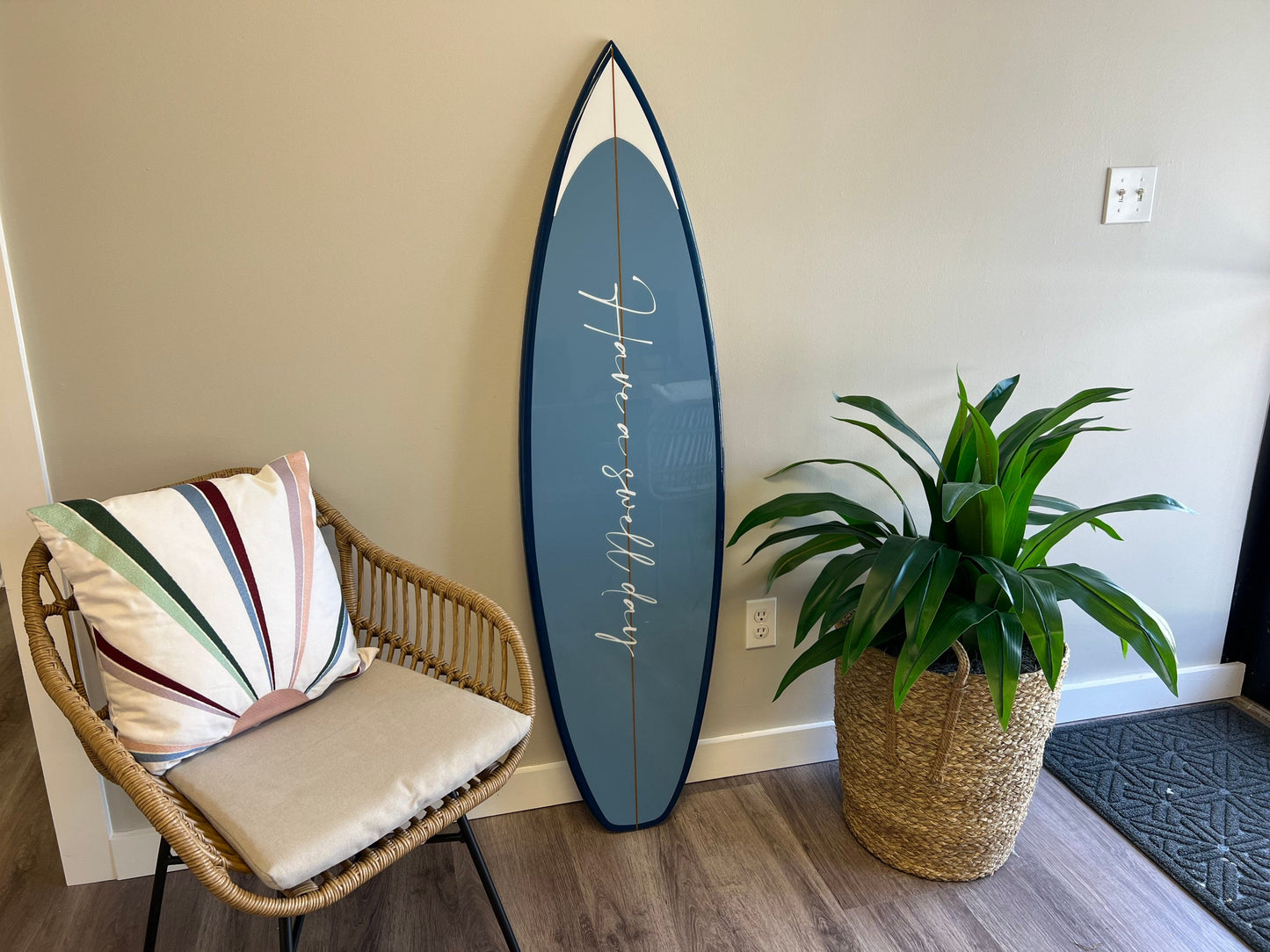 The Swell Day Surfboard Wall Art